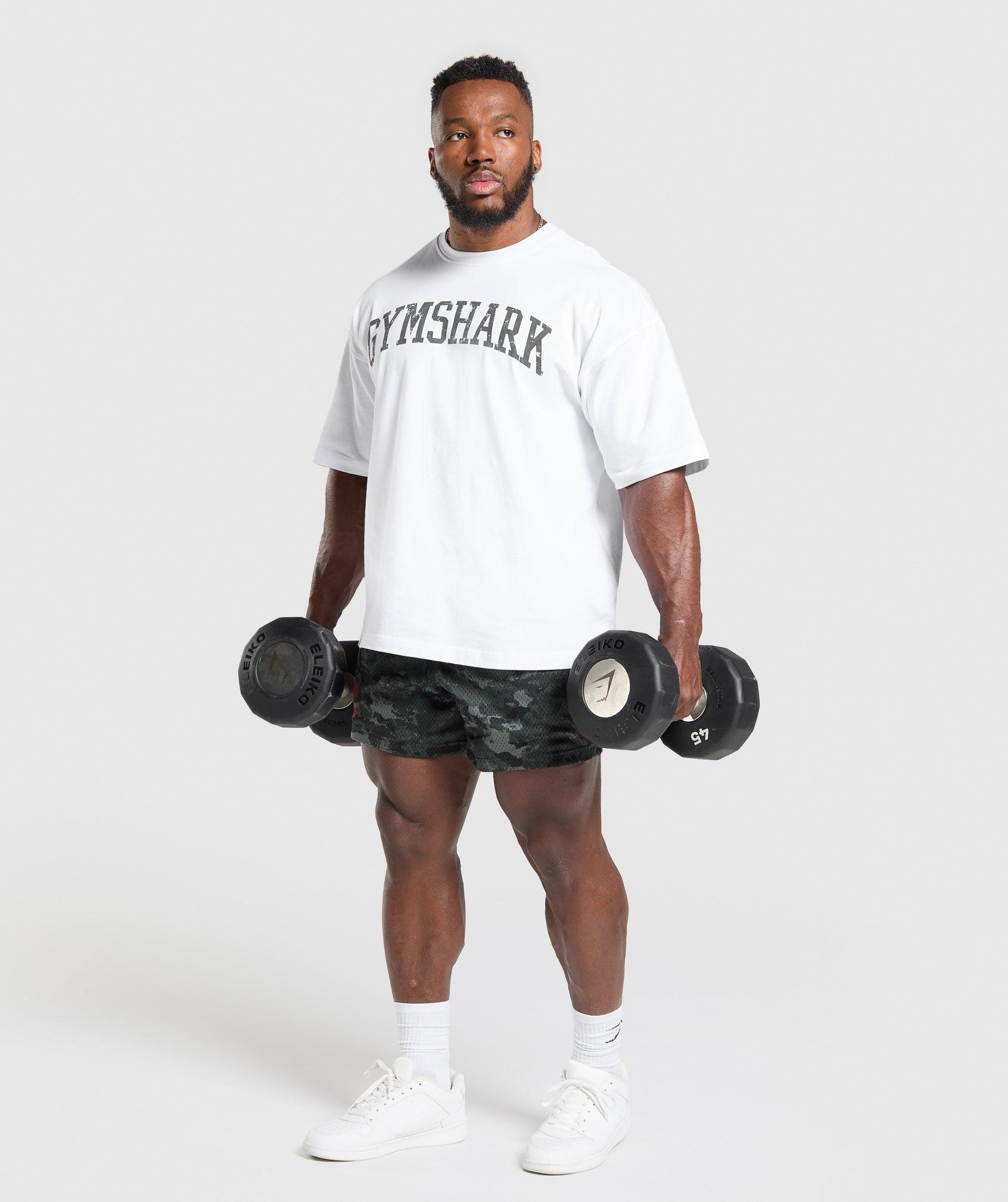 Gymshark Lifting Mesh 5" Shorts - Graphite Grey Male Product Image