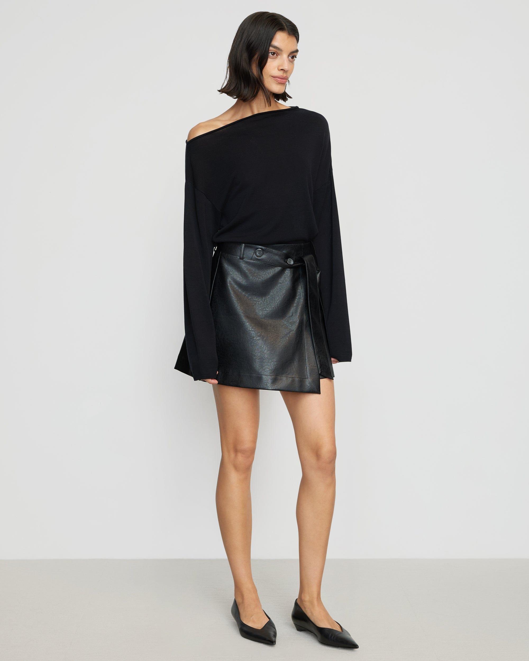 Hachi Tencel-Wool Off-Shoulder Sweater Product Image
