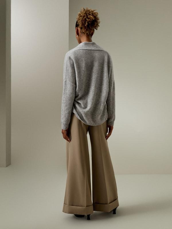 Lounge Wrap Knit Cardigan Product Image