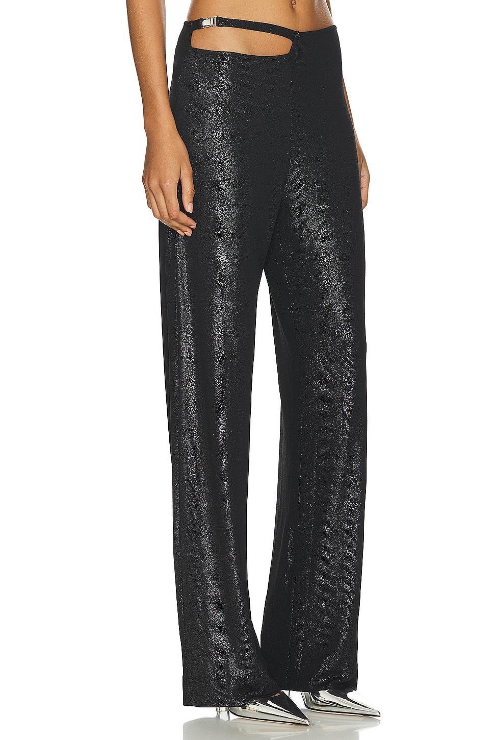 Buckle Low Waist Pants Lama Jouni Product Image