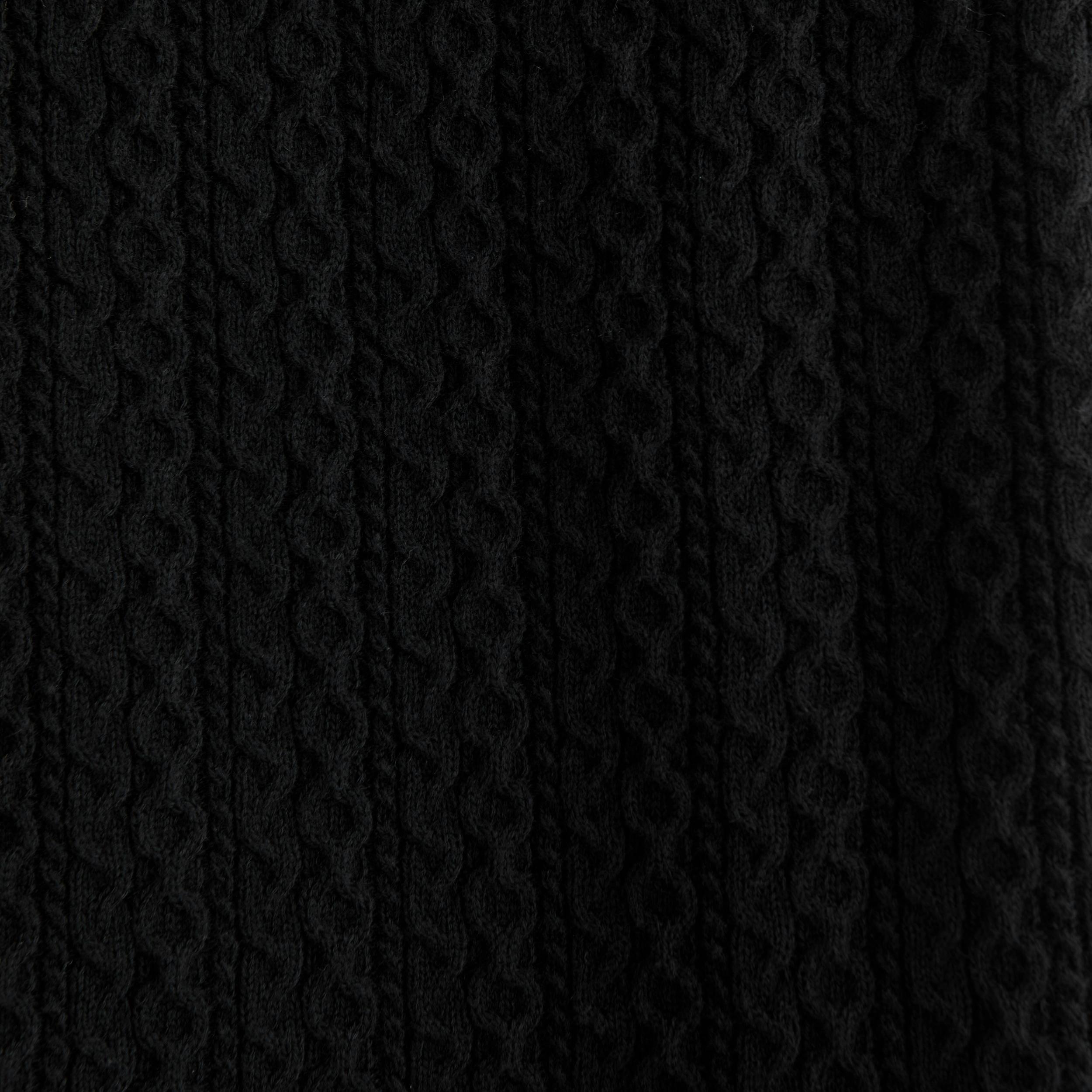Cable Button-Through Sweater Polo Product Image