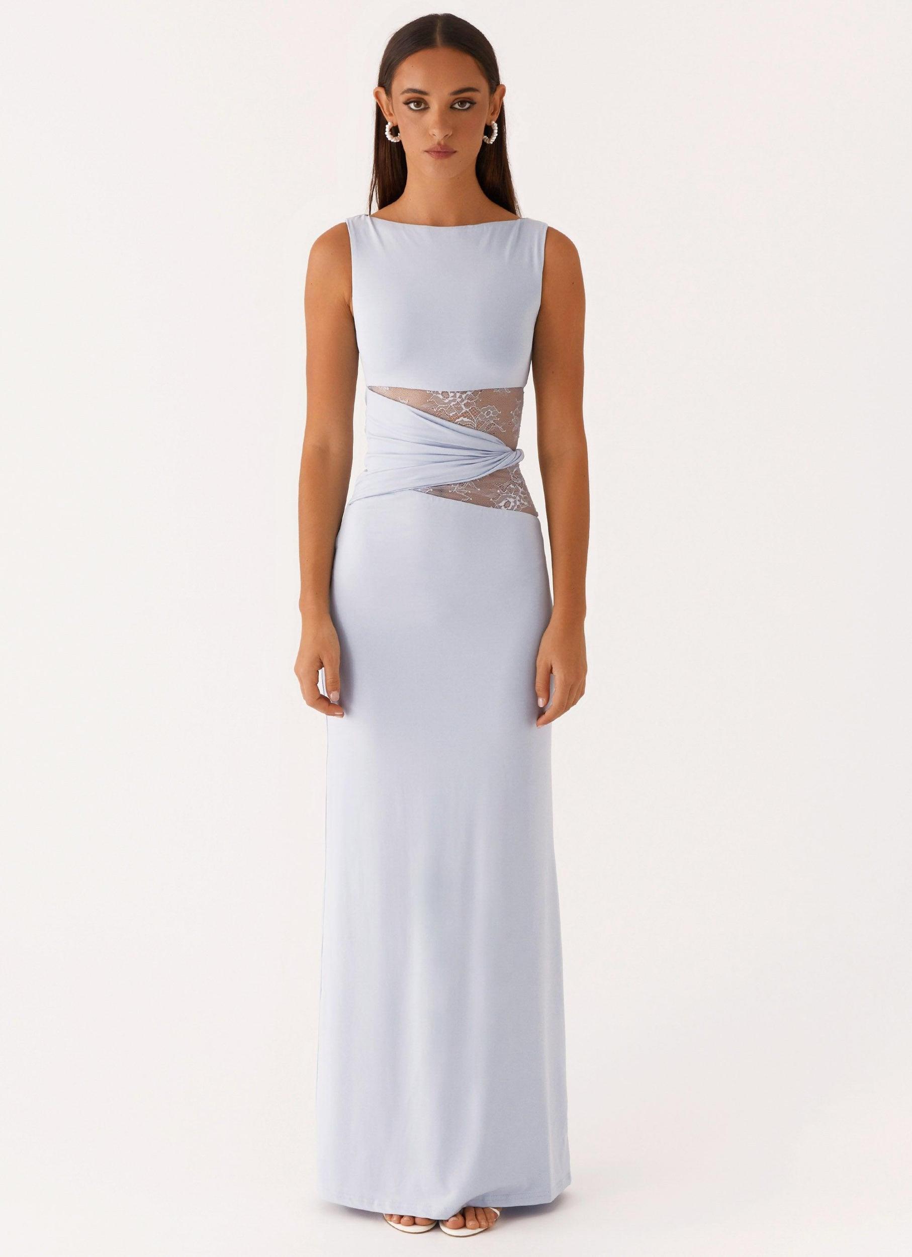 Karma Maxi Dress - Blue Product Image