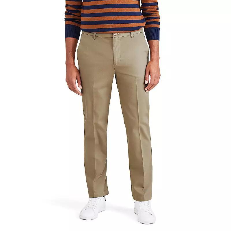 Men's Dockers® Signature Iron-Free Stain Defender Straight-Fit Khaki Pants, Size: 36X29, Burma Grey Product Image