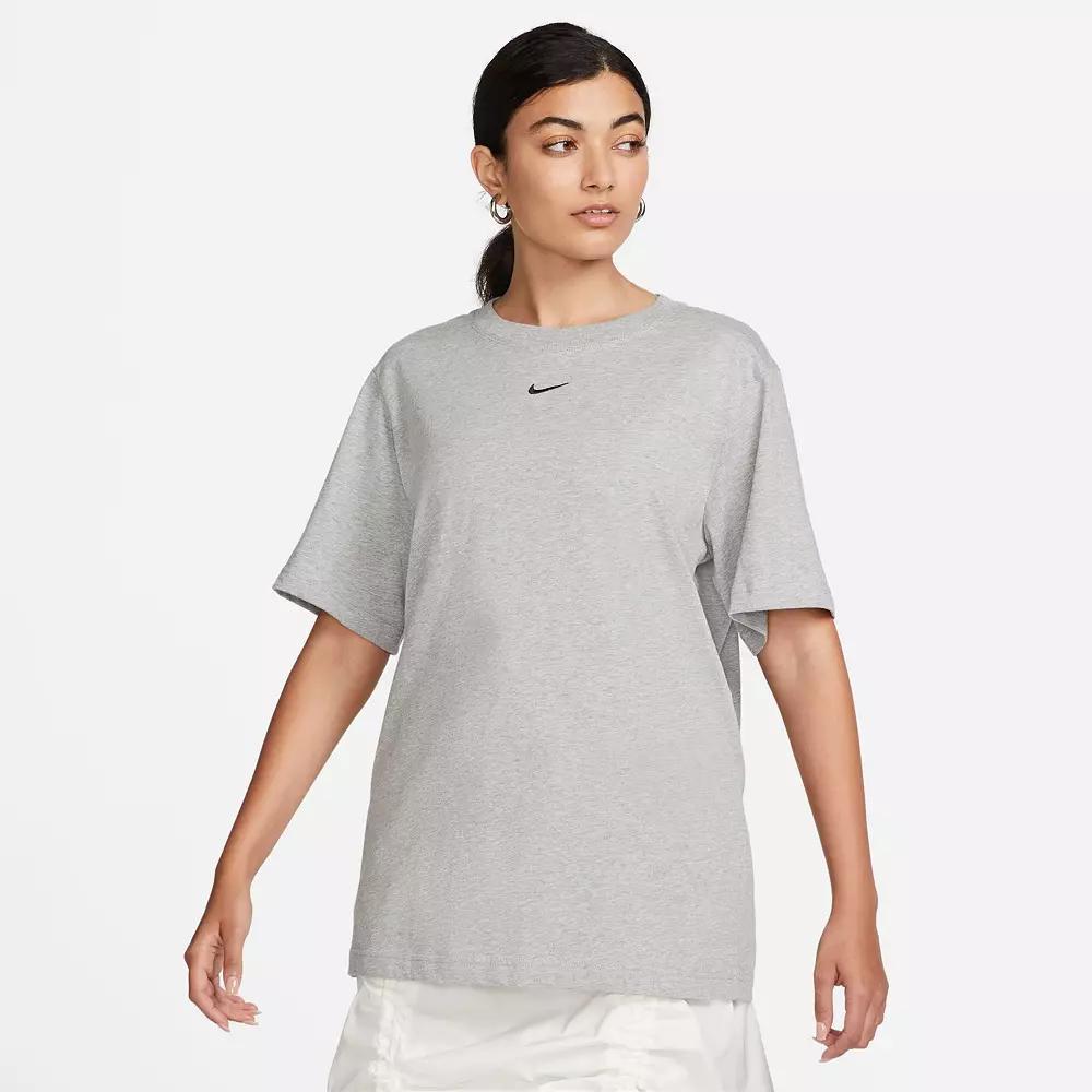 Women's Nike Sportswear Essential Tee, Size: XXL, Dark Grey Grey Product Image