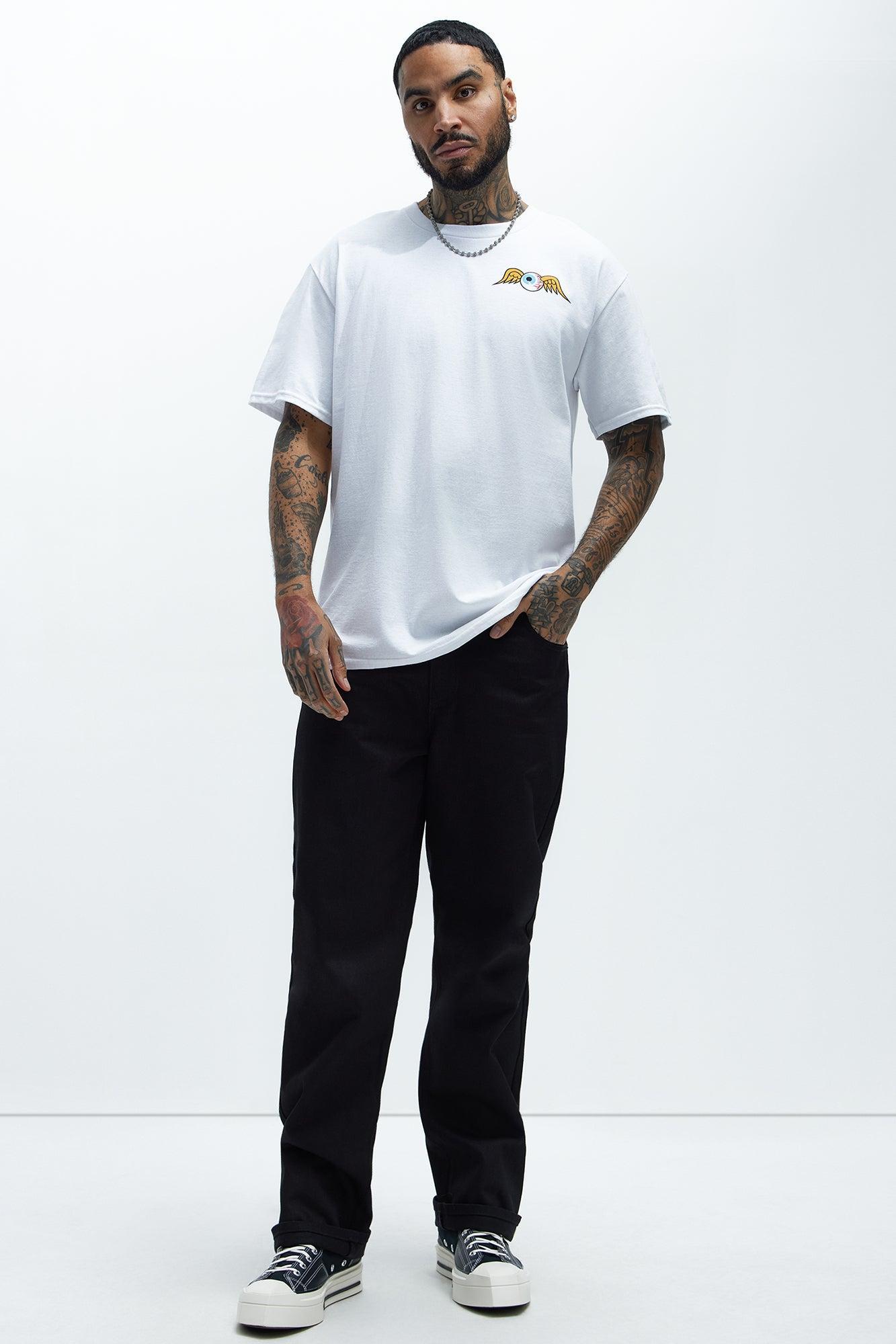 Von Dutch Flying Eyeball Short Sleeve Tee - White Product Image