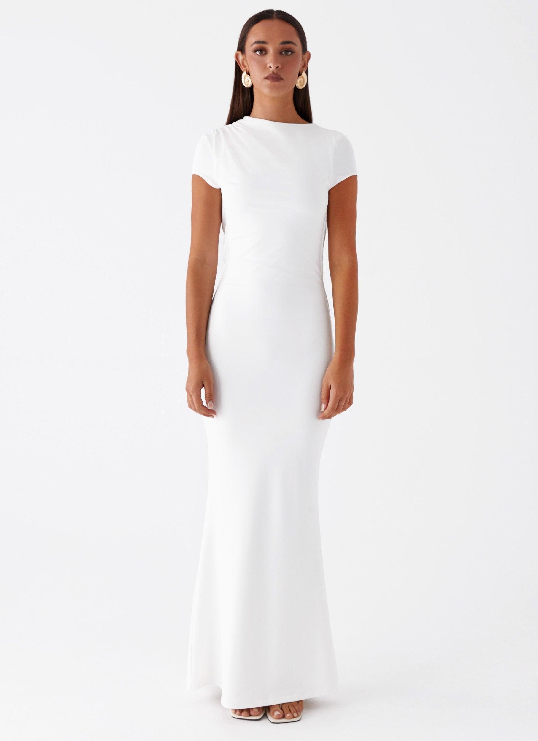 Imogen Maxi Dress - White Girls Product Image