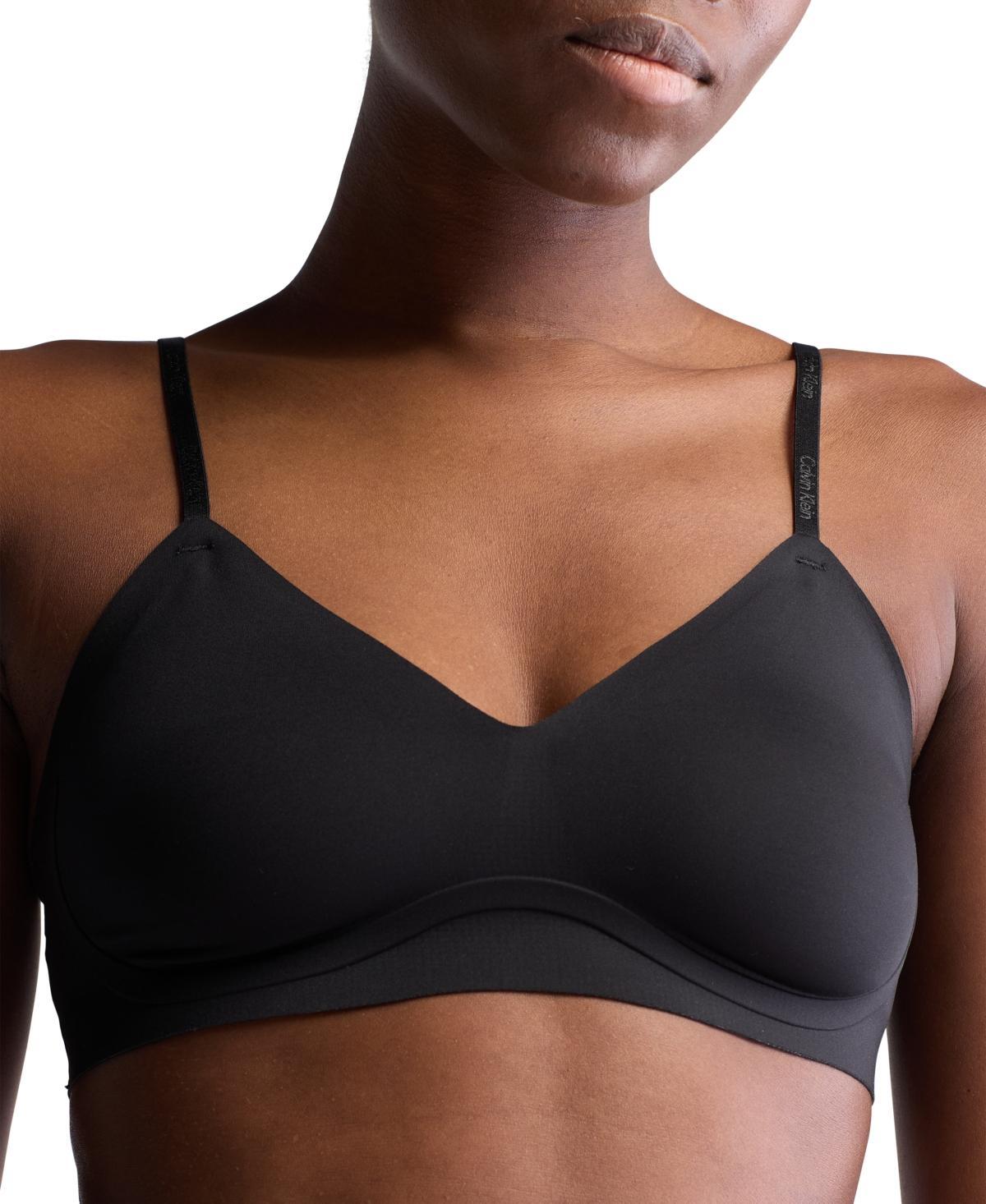 Calvin Klein Invisibles Comfort Lightly Lined Gel Wire Bralette QF7142, Women's, Size: Medium, Bare Product Image