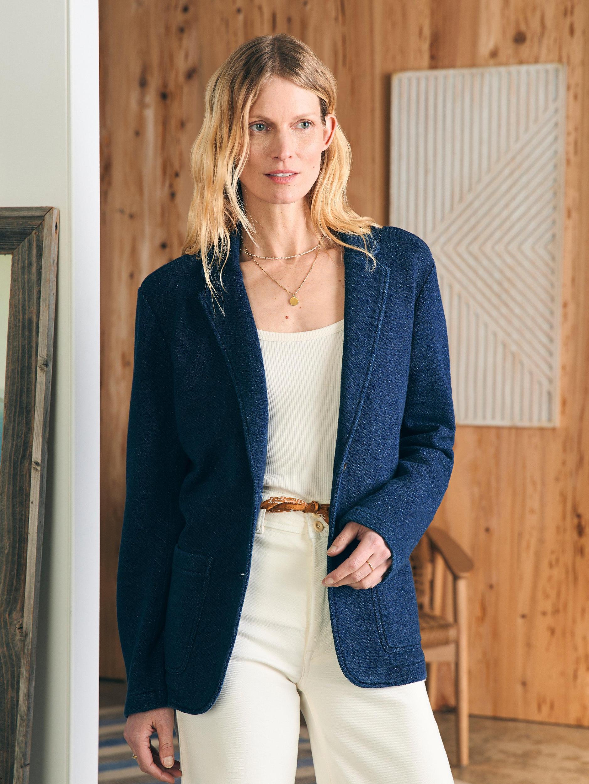 Inlet Knit Blazer - Hendricks Indigo Wash Female Product Image