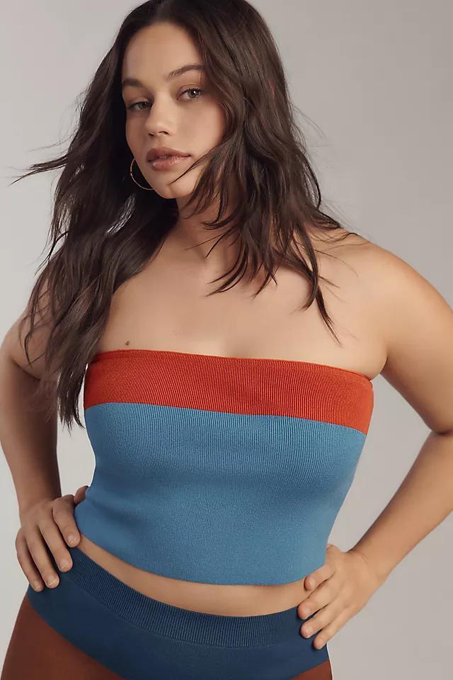 Maeve Knit Cropped Tube Top Product Image