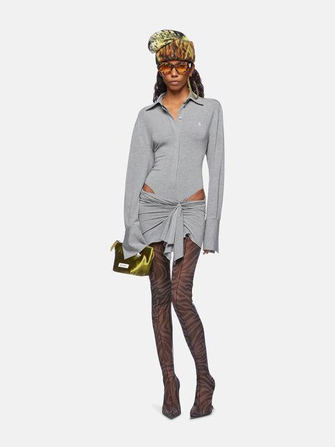 Grey mini dress Product Image