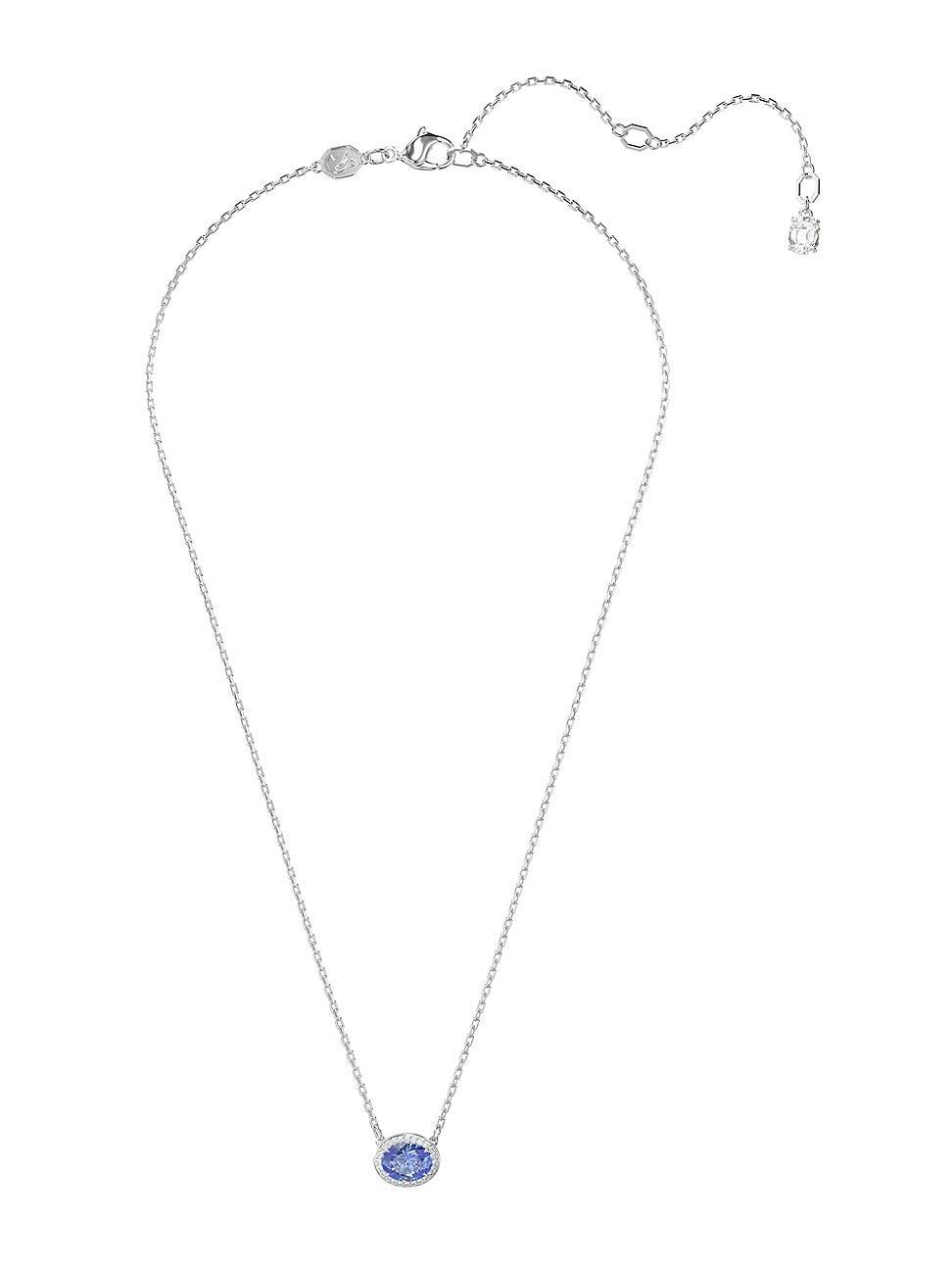 Swarovski Constella Oval Cut Short Crystal Pendant Necklace Product Image
