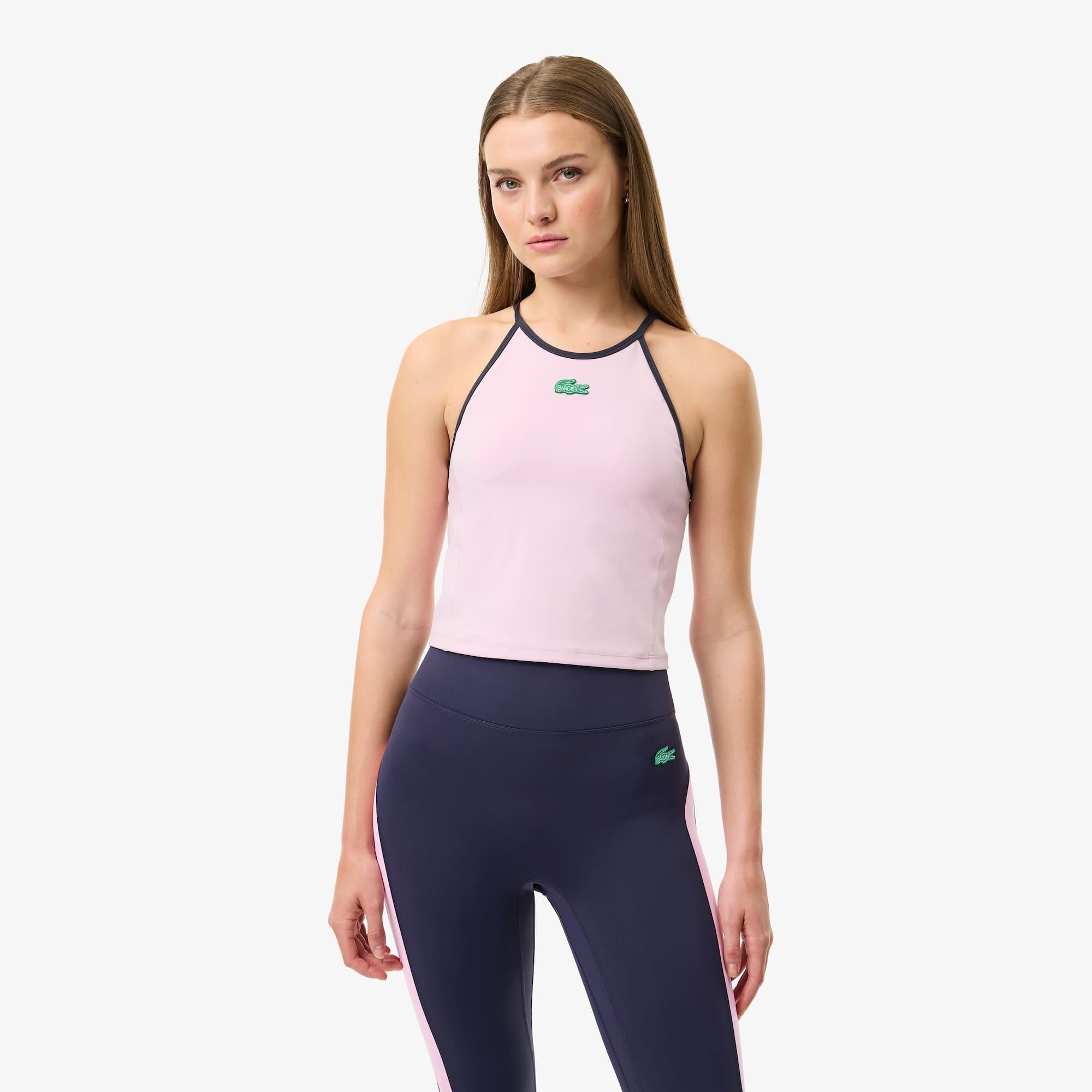 Women's Lacoste x Bandier All Motion Colorblock Tank Product Image