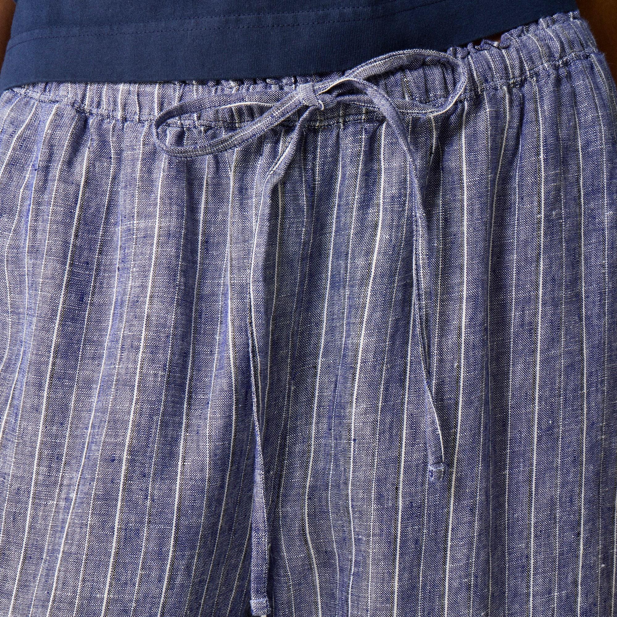 New Soleil pant in striped linen Product Image