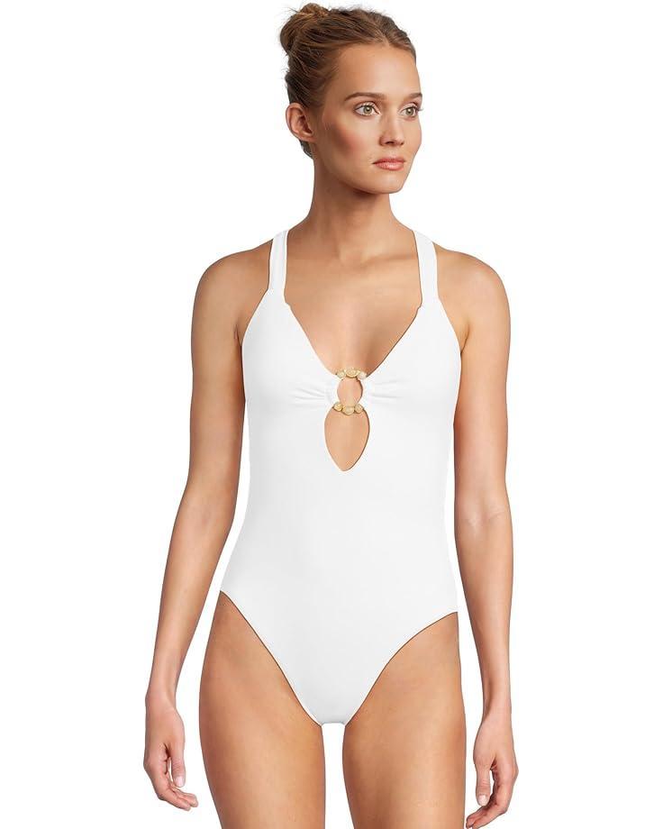 Garden Of Eden Magnolia Plunge One Piece Product Image