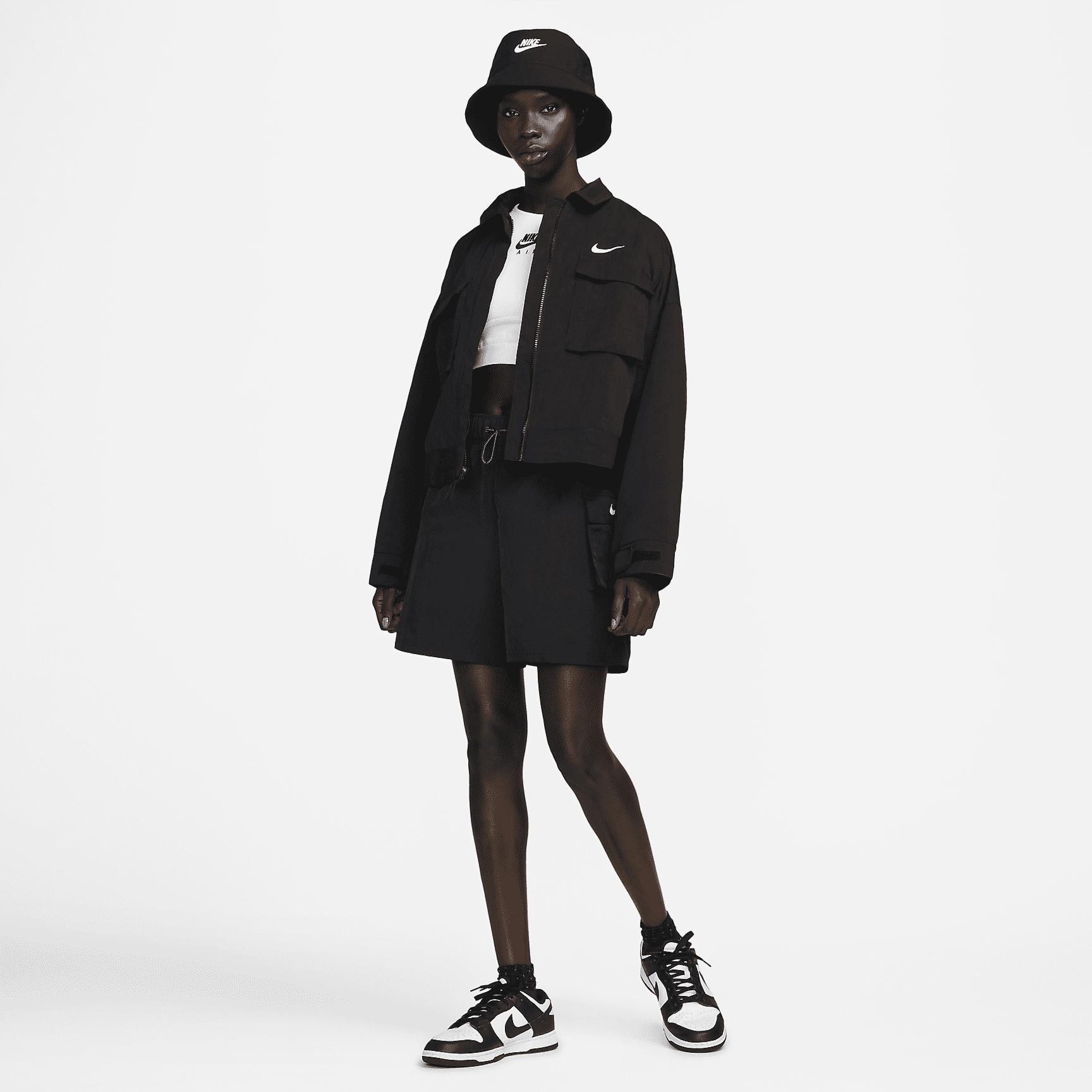 Nike Sportswear Essential Women's Woven High-Rise Shorts Product Image