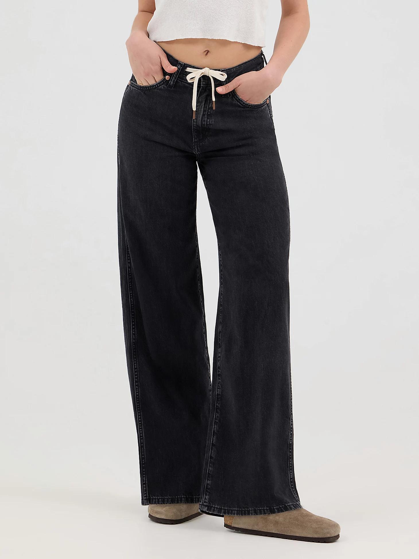 Women's Tie Front Loose Jean | Women's JEANS | Wrangler® Product Image