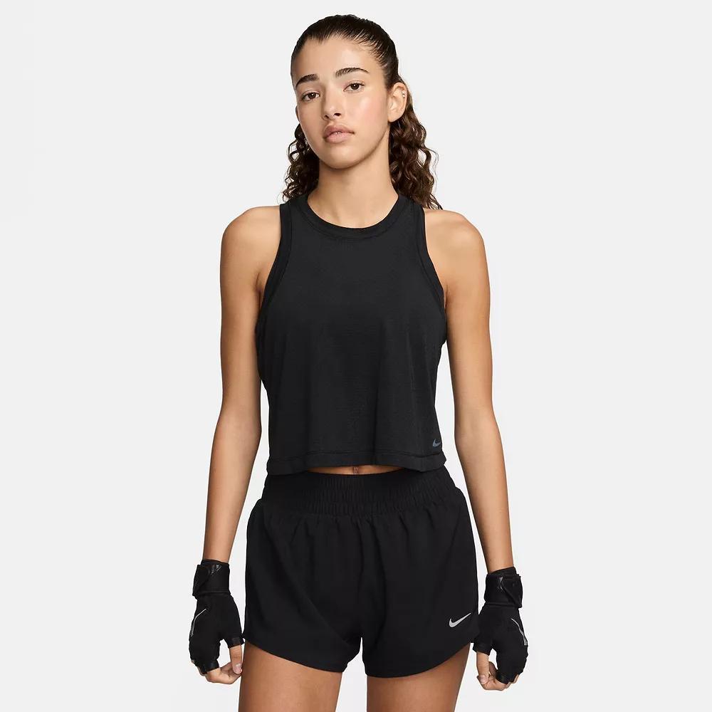 Women's Nike One Classic Breathable Dri-FIT Tank Top, Size: XXL, Black Product Image