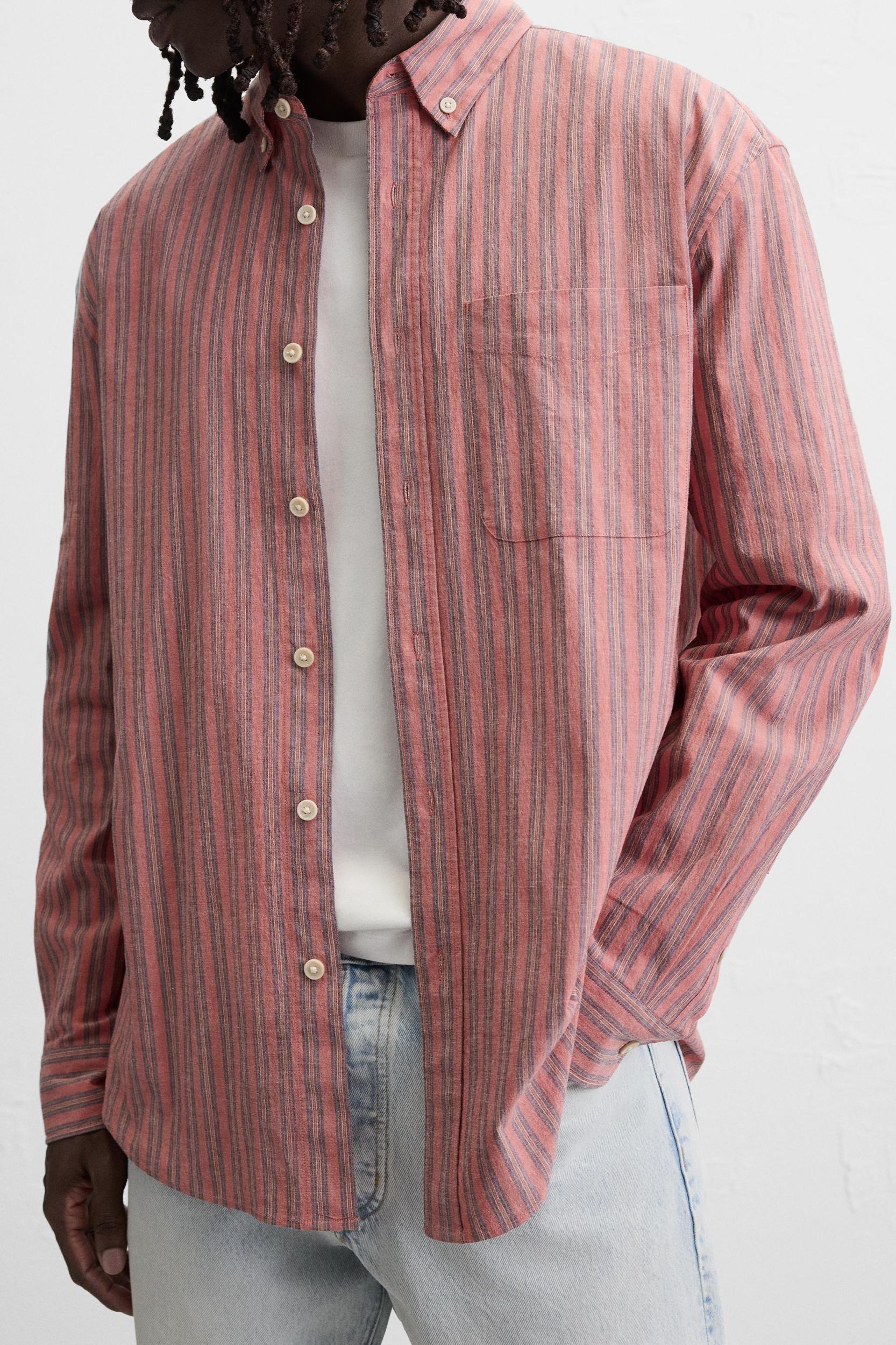 STRIPED POCKET SHIRT Product Image