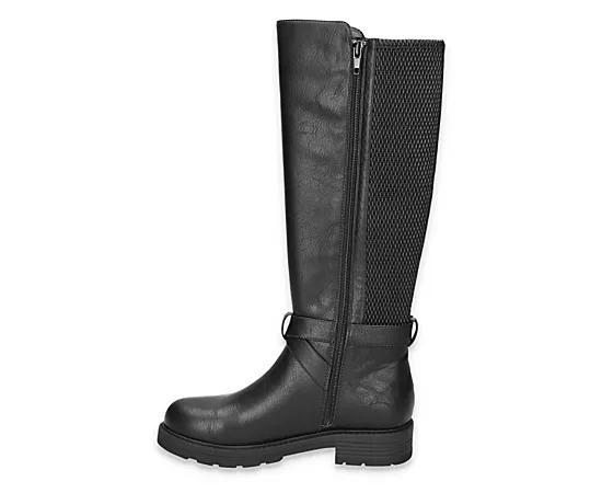Easy Street Austyn Women's Easy Works Slip Resistant Tall Boots, Size: 6 XW, Black Stretch Product Image