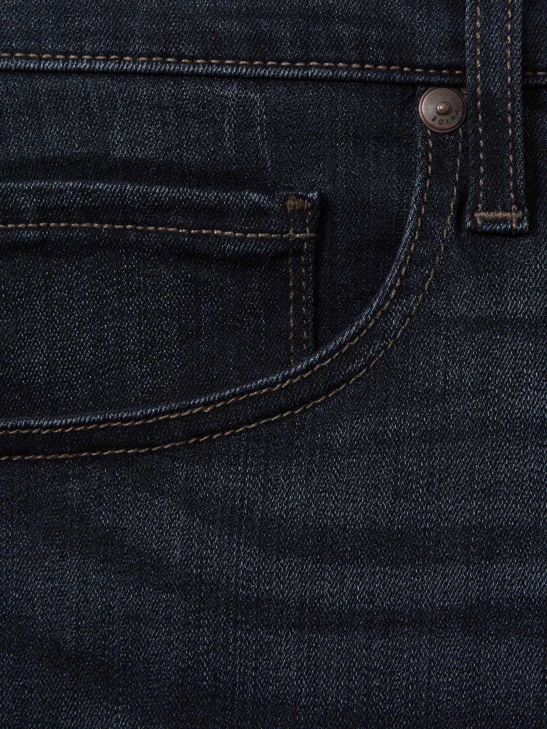 Paige Russ Blue Straight Leg Jeans in Russ Blue Product Image