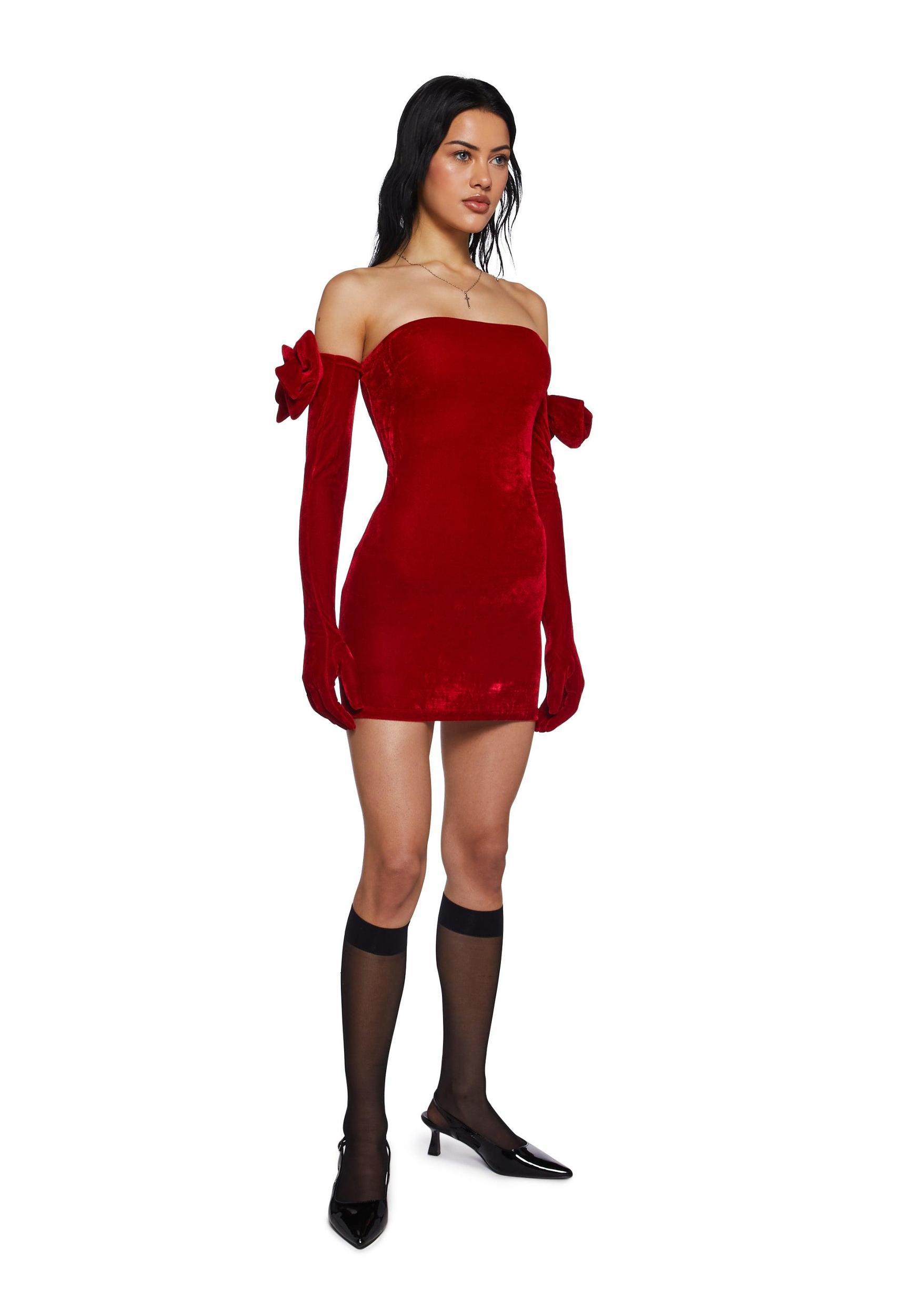 Pretty Perfection Mini Dress Set - Red Baby Product Image