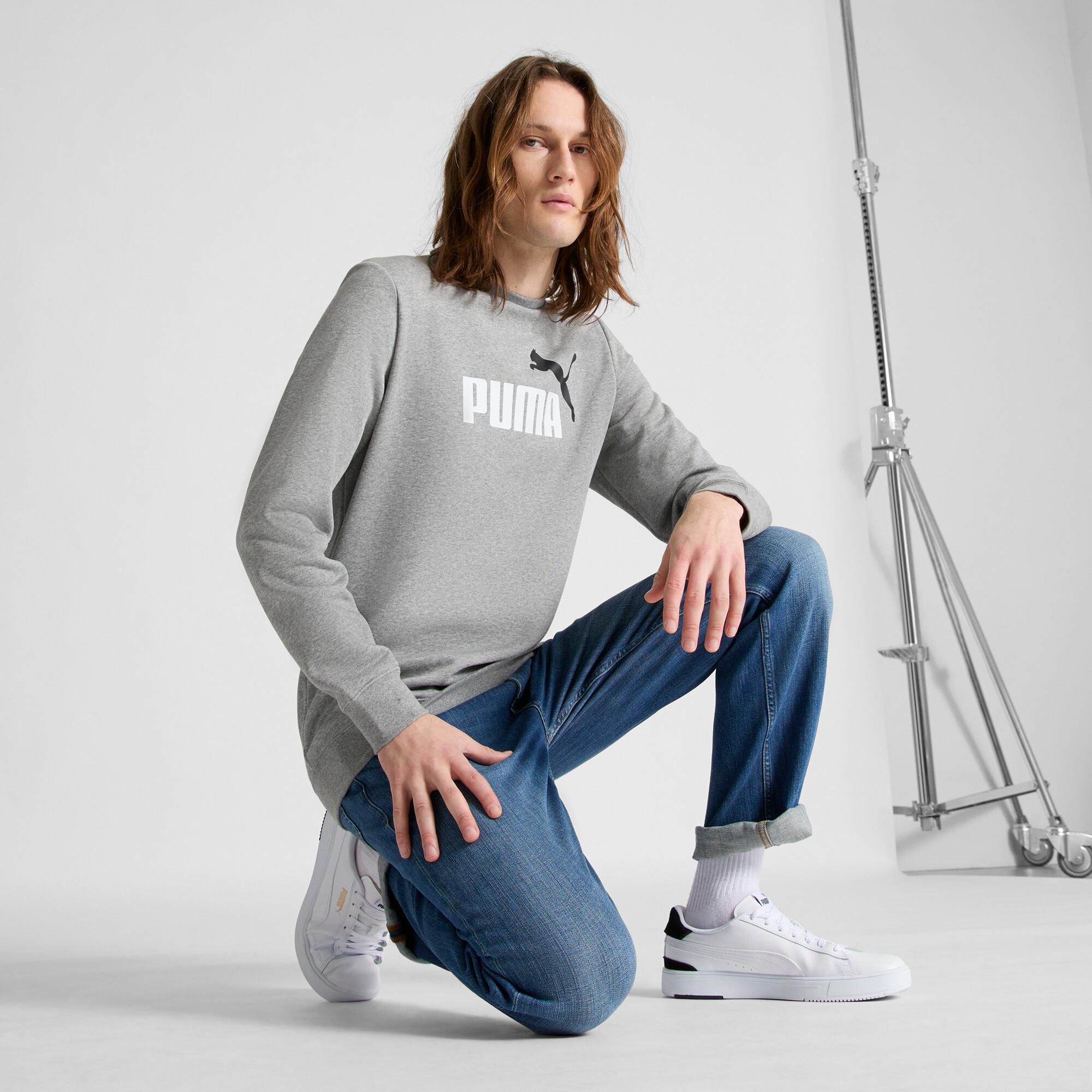Essentials No. 1 Logo Men's Crew Neck Fleece Sweater Product Image