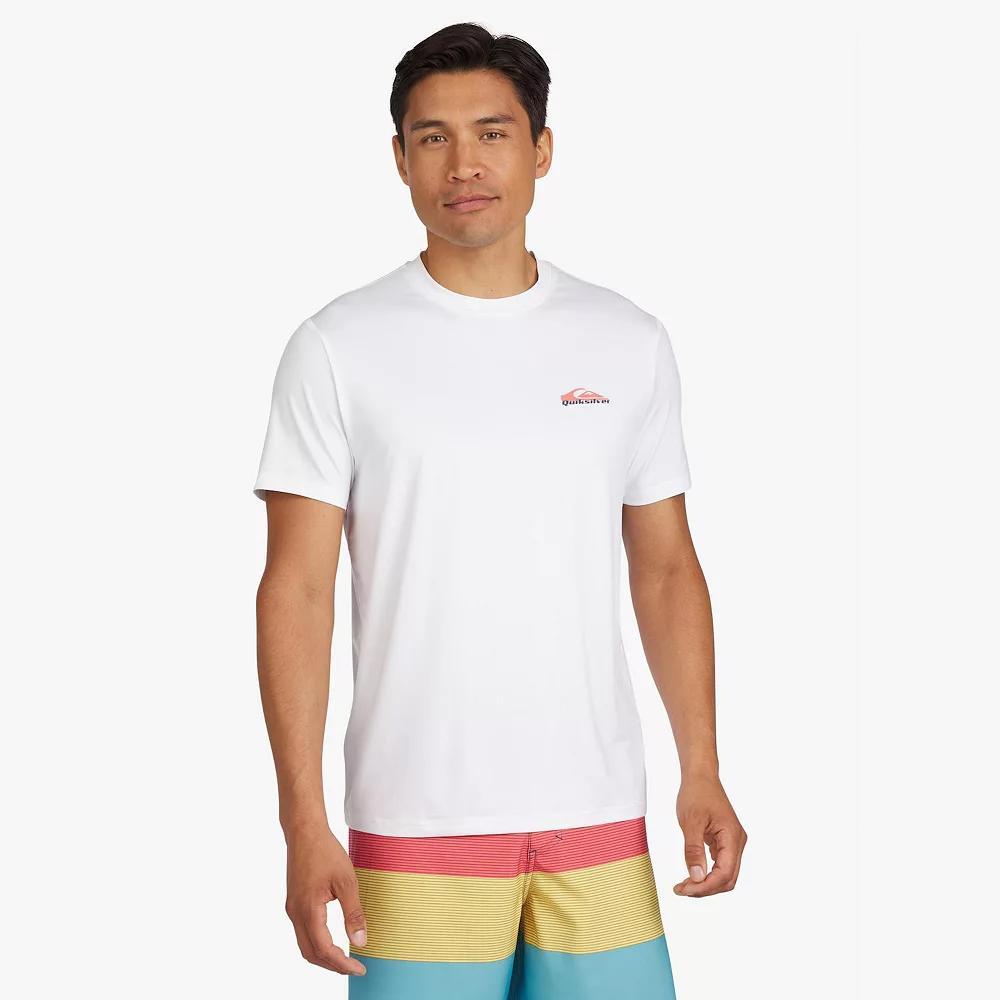 Men's Quiksilver UPF 50 Short Sleeve Surf Tee, Size: XXL, White Product Image