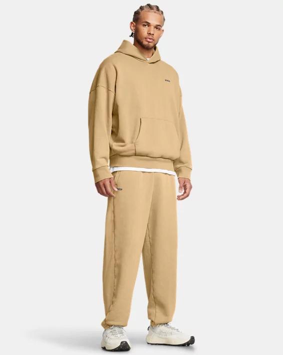 UA Icon Heavyweight Fleece Wash Mens Oversized Pants Product Image