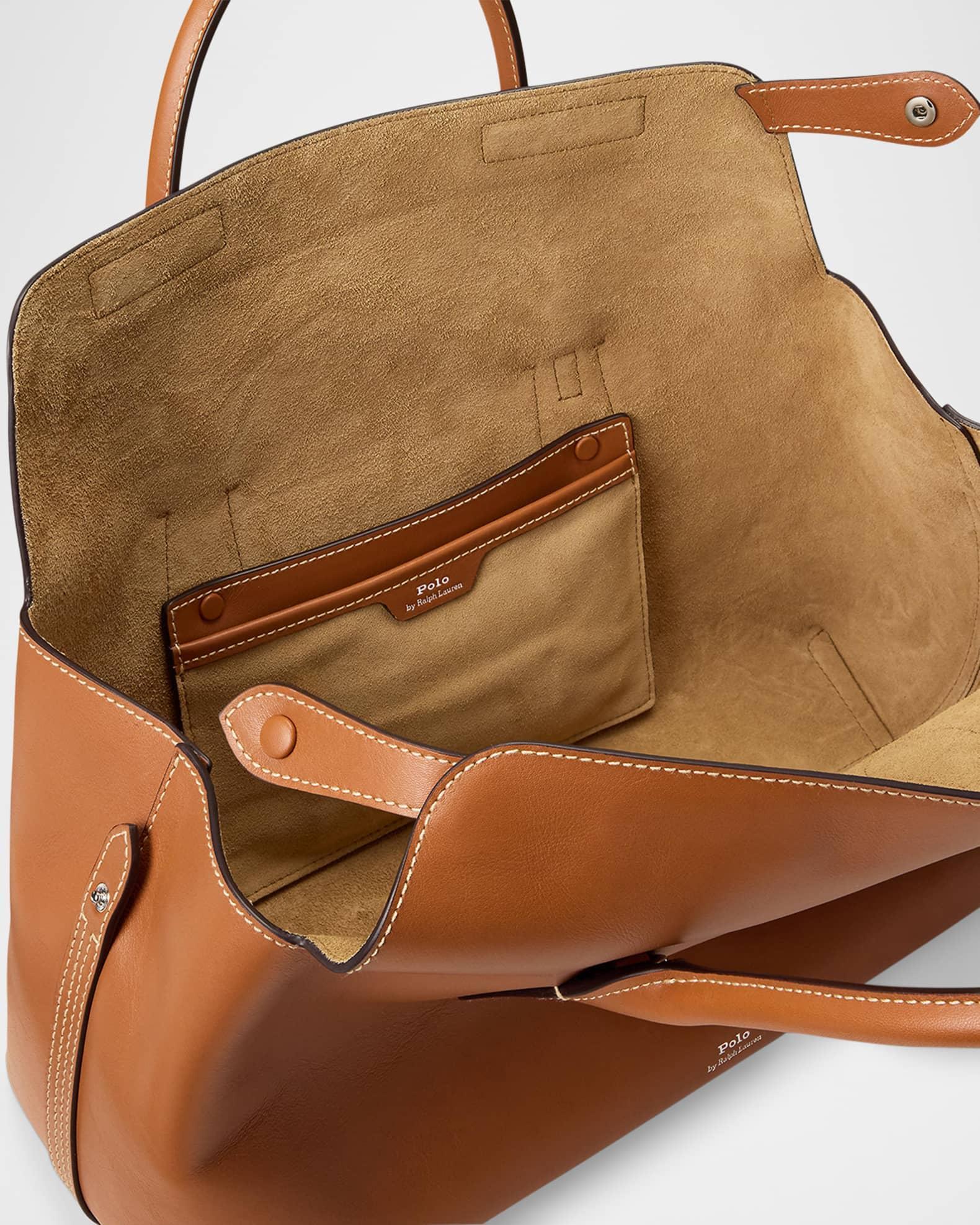 Bellport Medium Smooth Leather Satchel Bag Product Image