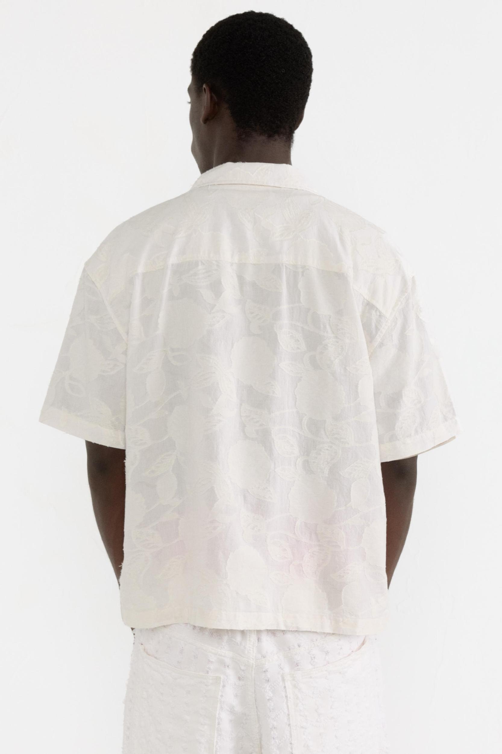 Floral jacquard shirt Product Image