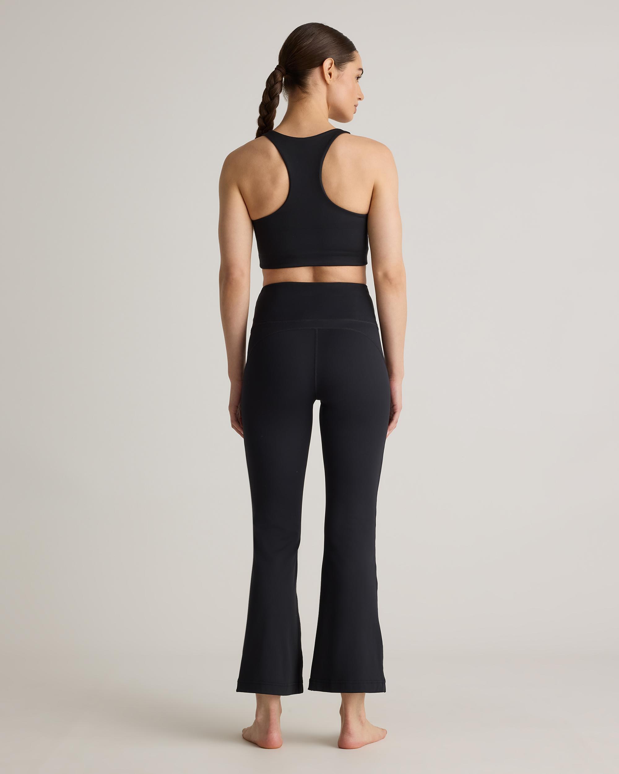 Quince | Women's Ultra-Form High-Rise Flared Pants Nylon/Spandex Product Image