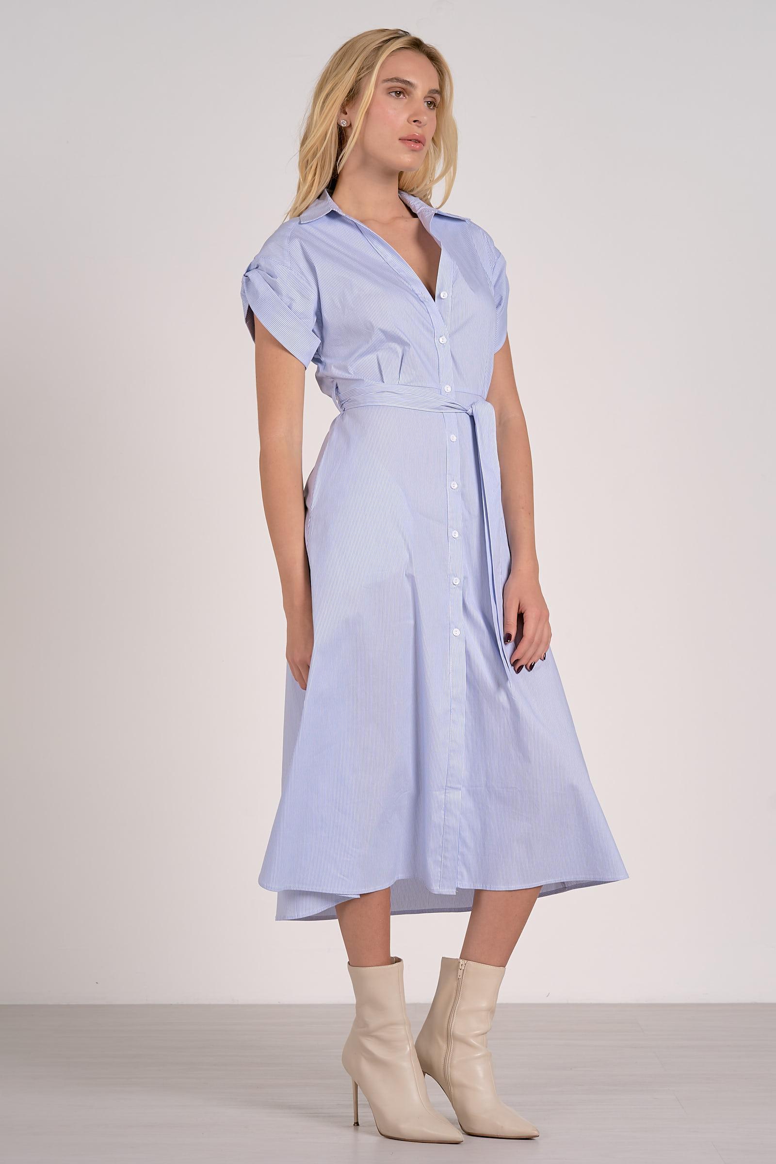 Button Front Collared Dress Product Image