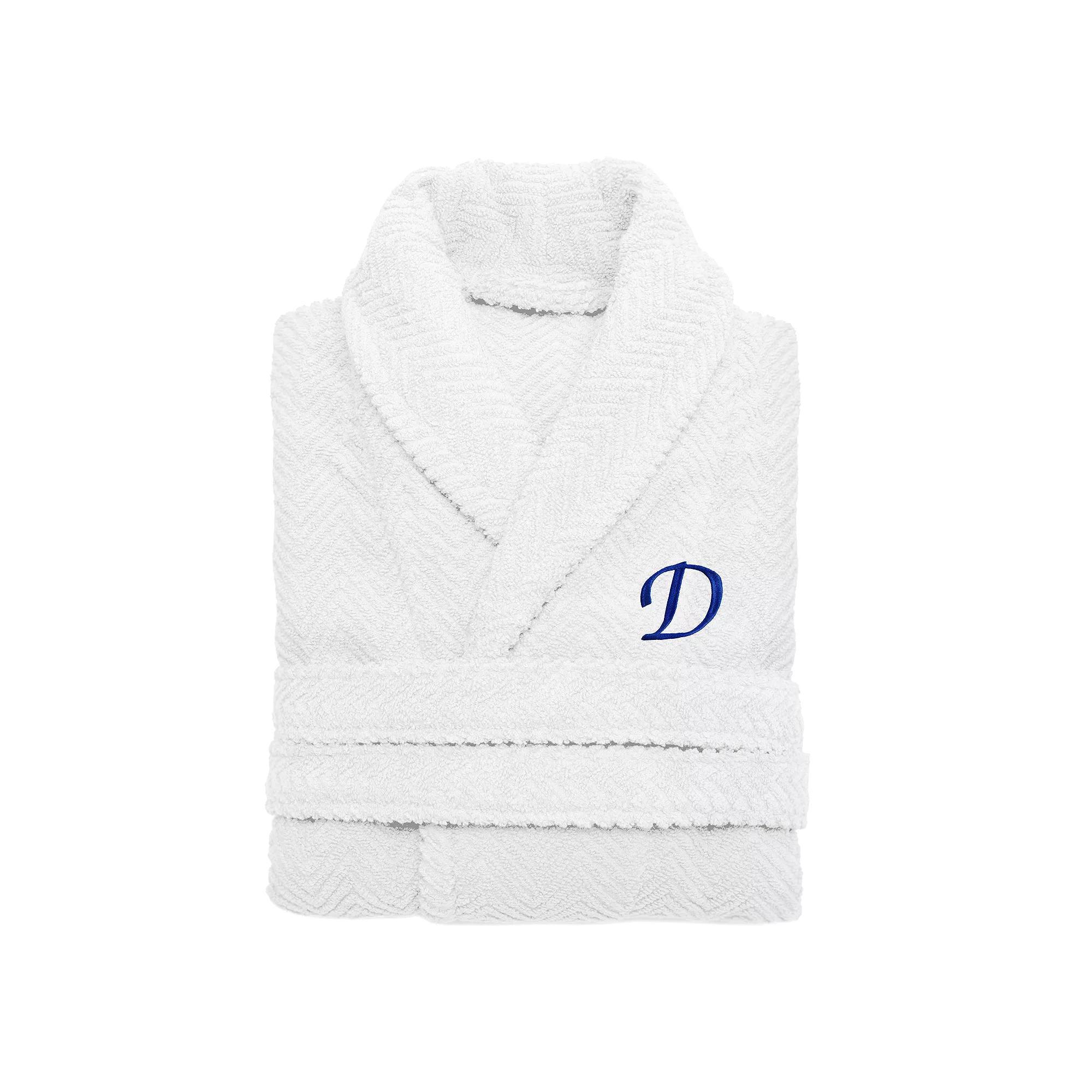 Linum Home Textiles Turkish Cotton Personalized Herringbone Weave Bathrobe, Womens Product Image