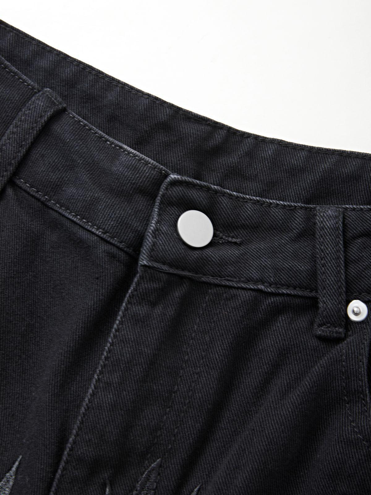 Men's Washed Revenge Straight Leg Jeans Product Image