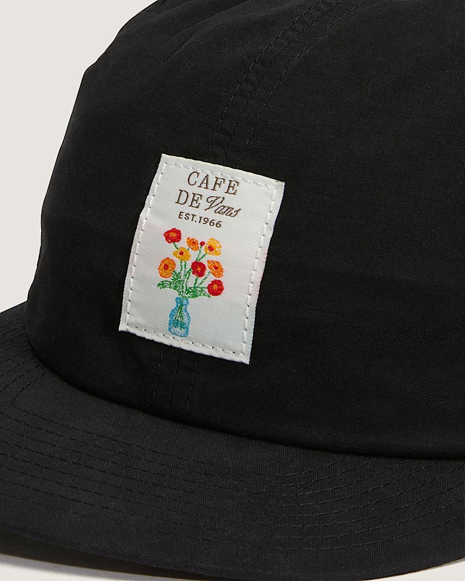 Cafe Vans Snapback Hat in Black| Vans US Product Image