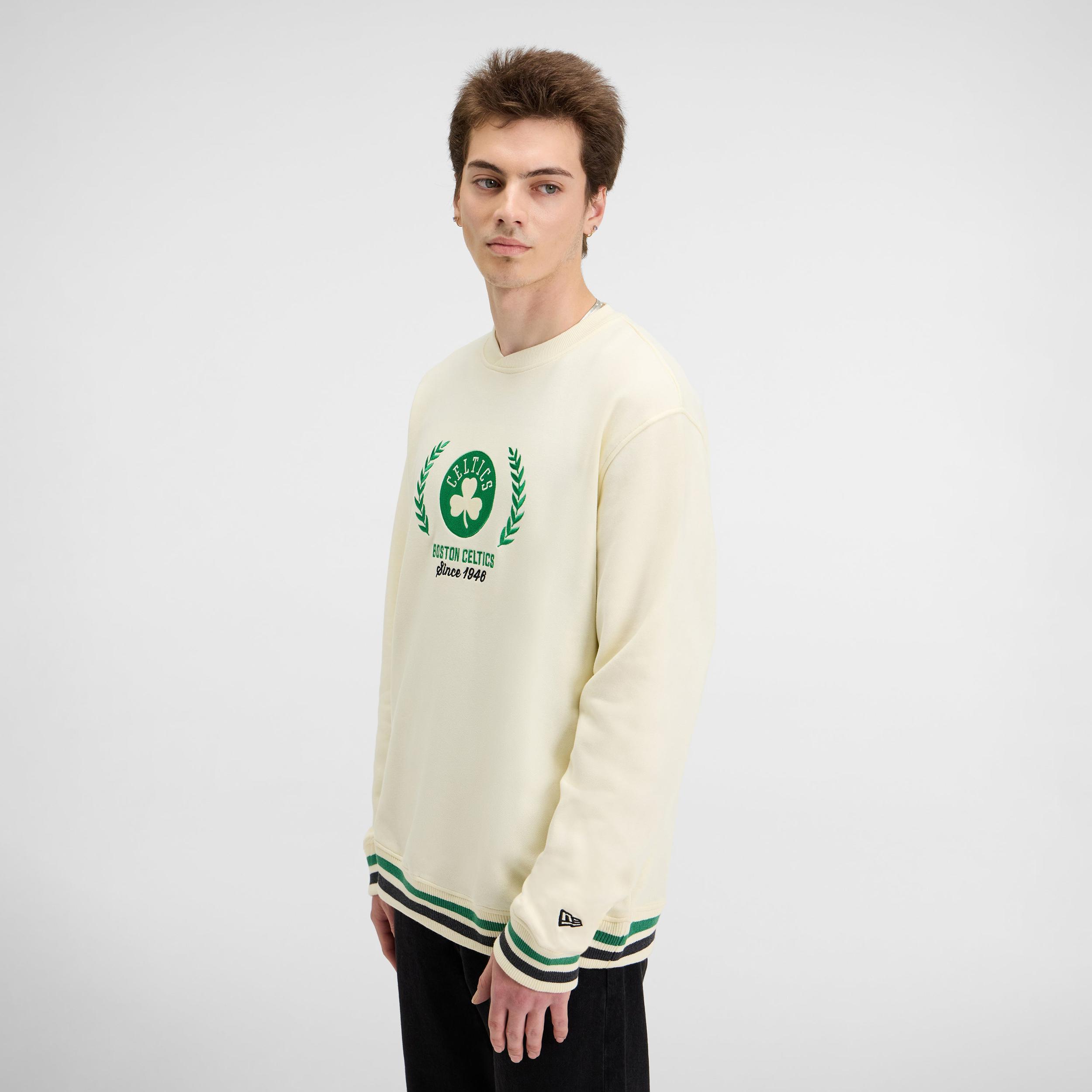 Houston Astros Throwback Chrome White Crewneck Male Product Image