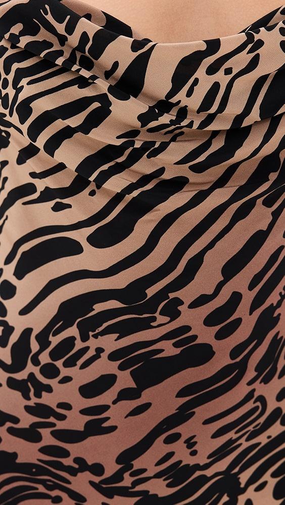Good American Chiffon Bias Cowl Maxi Dress | Shopbop Product Image