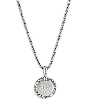 David Yurman Sterling Silver Cable Collectibles Initial Charm Product Image