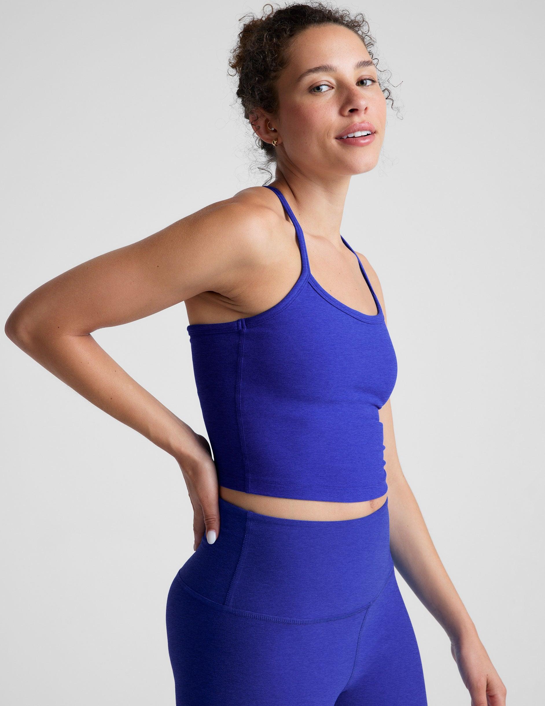 Spacedye Slim Racerback Cropped Tank Product Image
