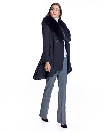 Woolblend Fit and Flare Coat Product Image