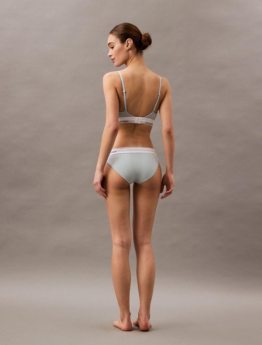 Icon Cotton Modal Lightly Lined Triangle Bralette Product Image