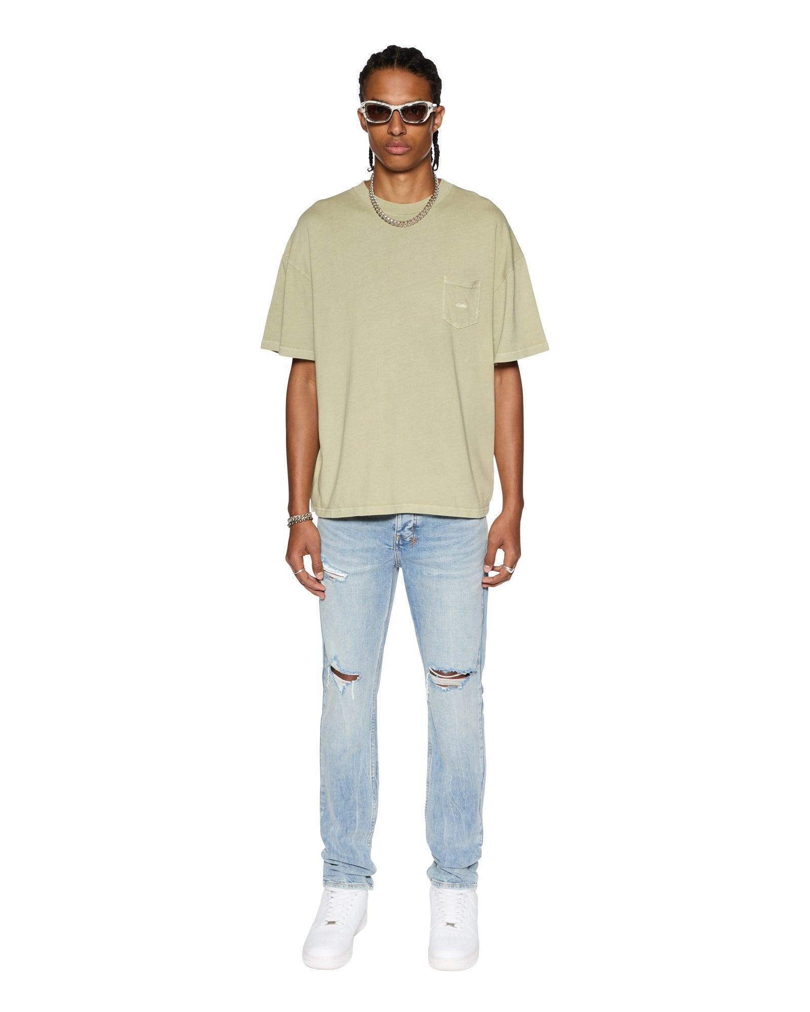 EST POCKET SS TEE GRASS Male Product Image