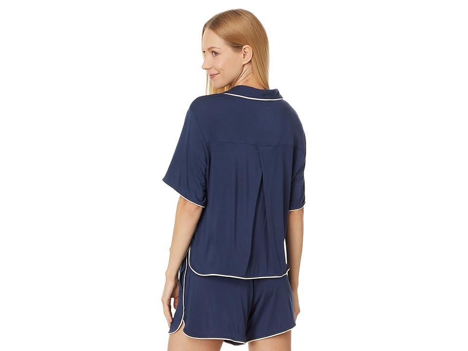 Tommy John Short Sleeve Top And Short Pajama Set Women's Pajama Sets Product Image