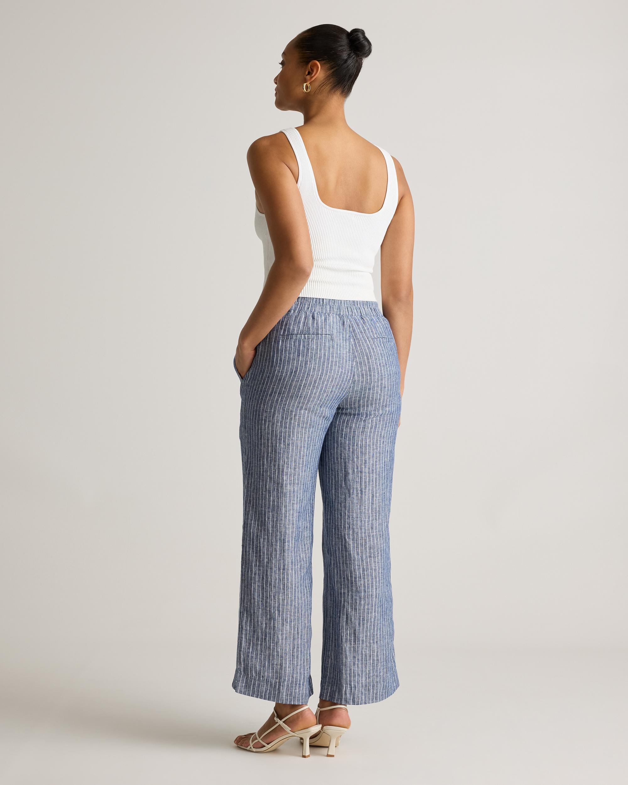 Quince | Women's 100% European Linen Wide Leg Pants Product Image