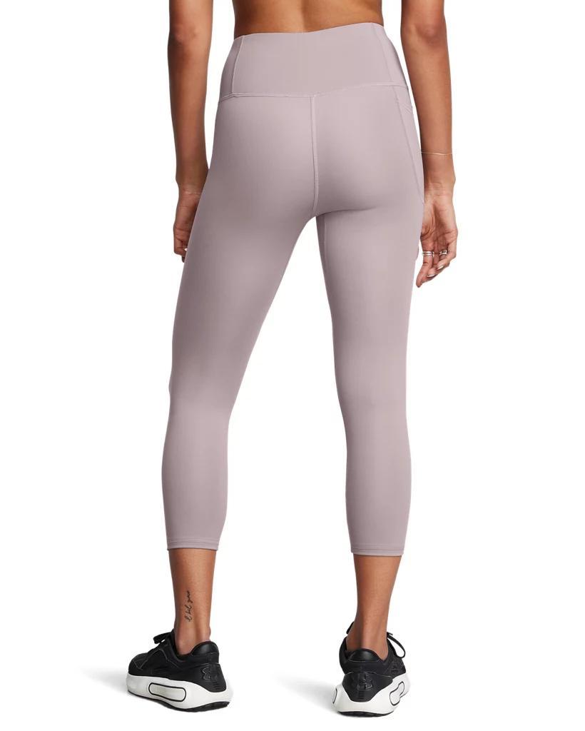 Women's Under Armour Motion Capri Leggings, Size: Large, Ether Blue Product Image