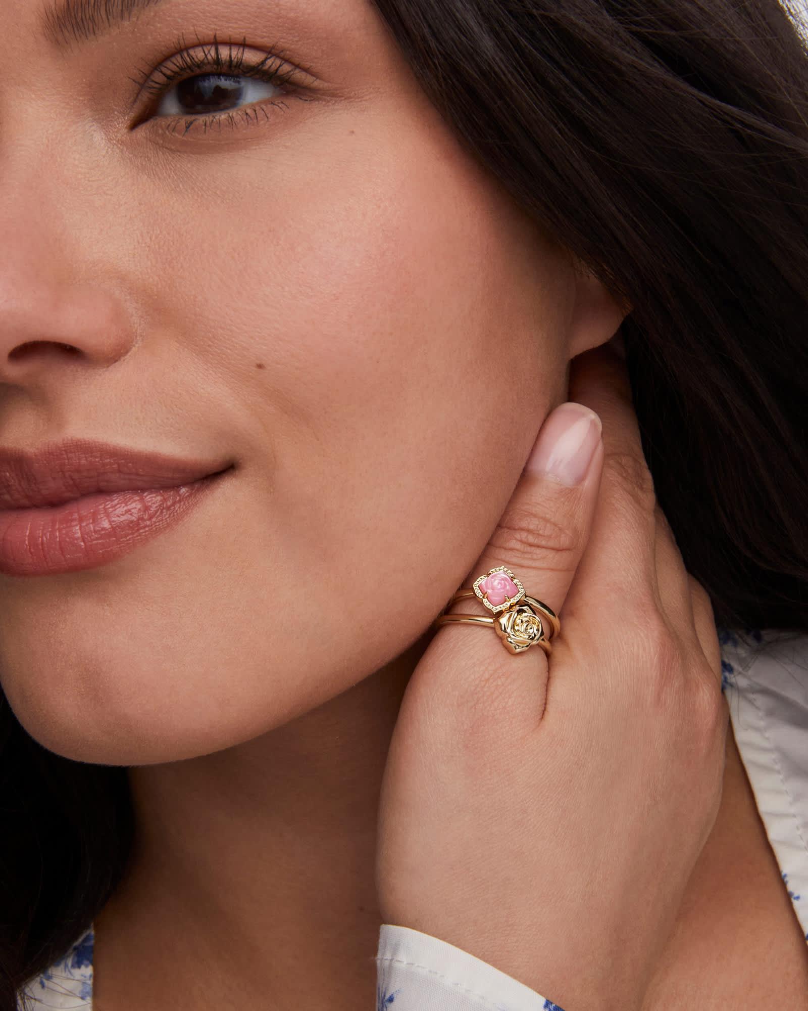 Mallory Rose Gold Ring Set Product Image