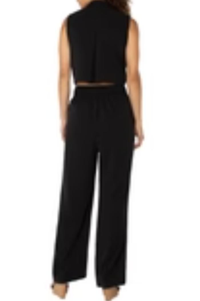 Sleeveless Jumpsuit With Wide Leg Product Image
