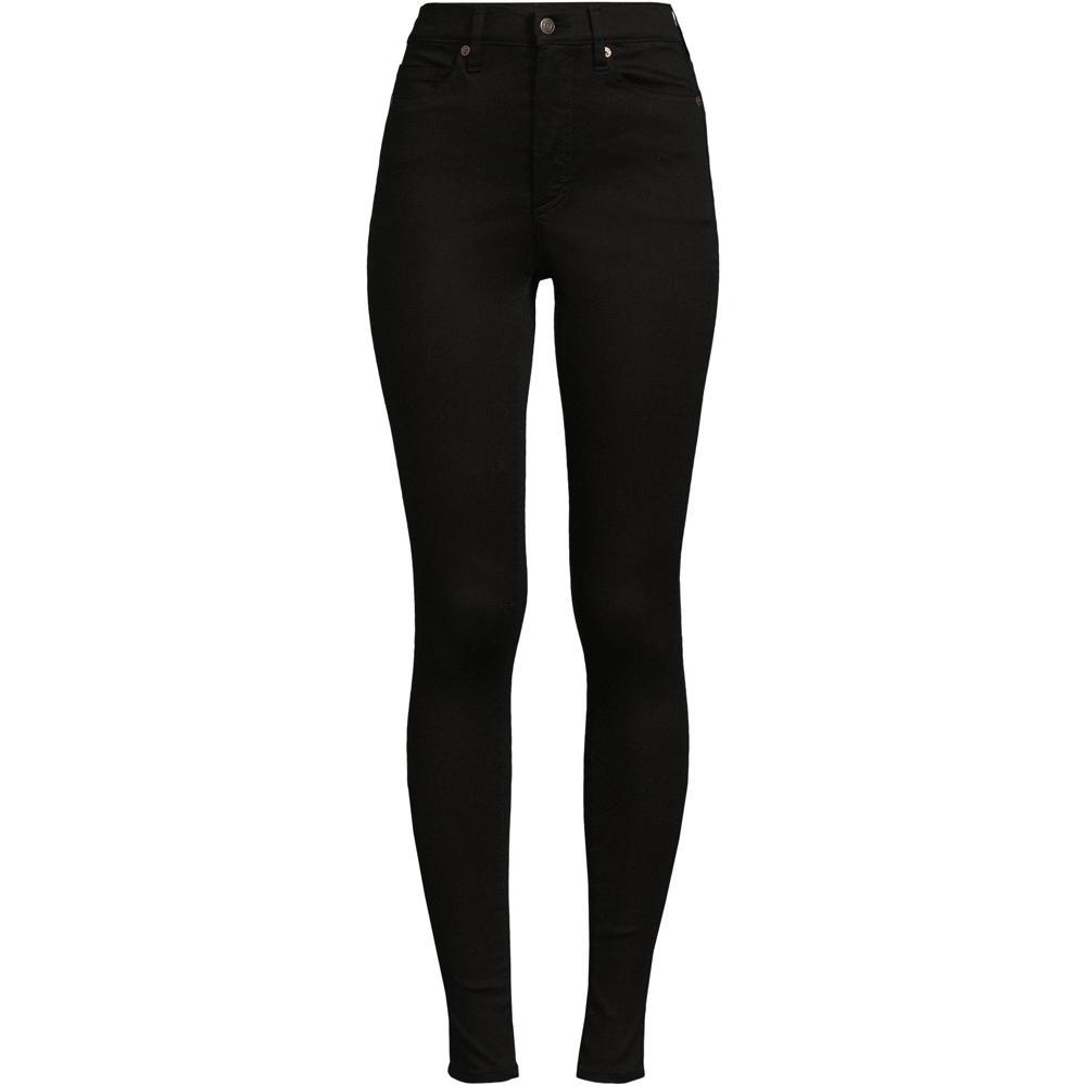 Women's Lands' End Lycra Skinny Jeans, Size: 16, River Rinse Product Image