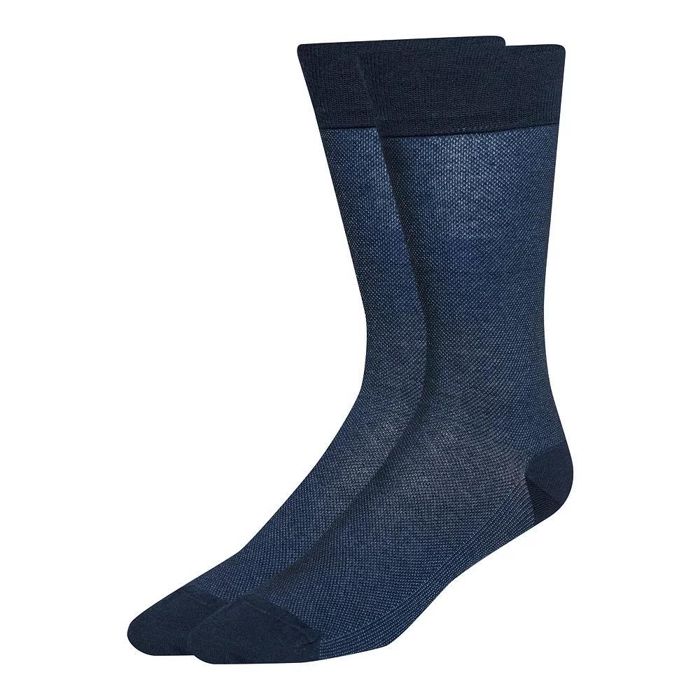 Men's Pique Crew Socks in Gray | Cole Haan Product Image