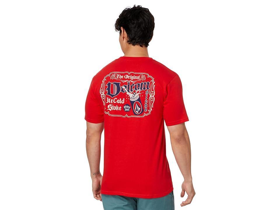 Volcom Ice Cold Stoke (Ribbon ) Men's T Shirt Product Image